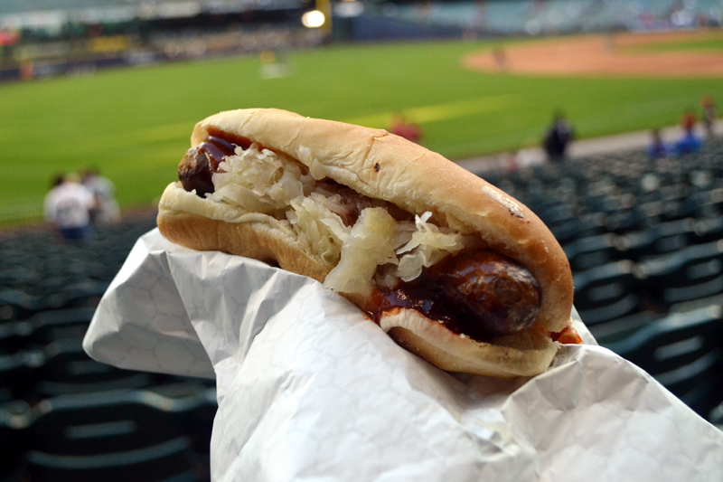 Bratwurst at Miller Park