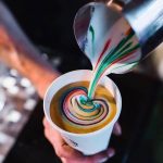 rainbow latte