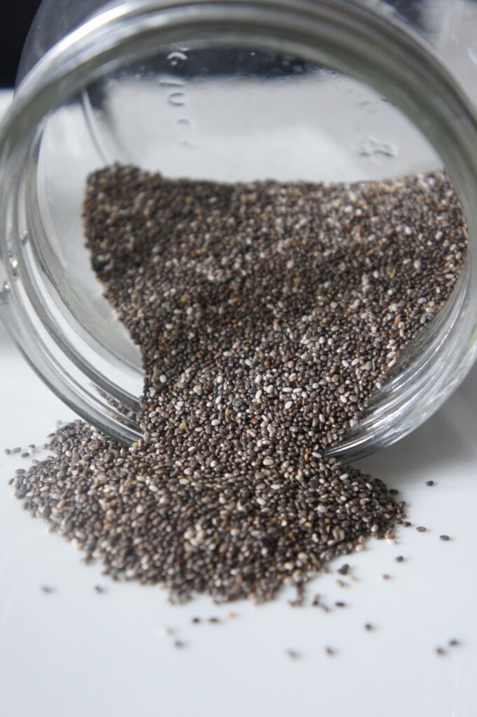 Chia seeds. Source: Pexels.