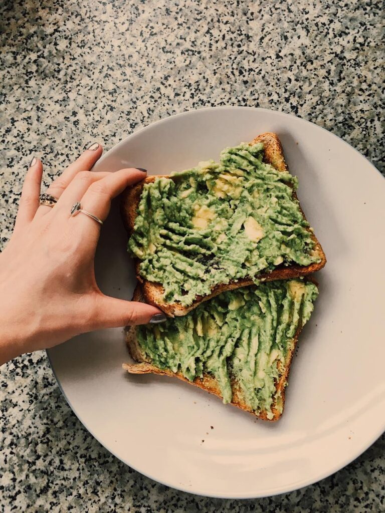 Simple avocado toast. Source: Pexels.