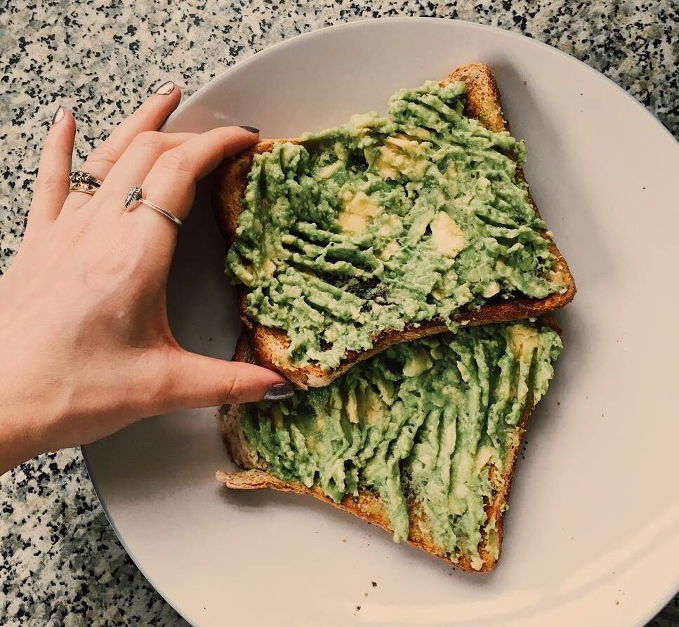 simple avocado toast