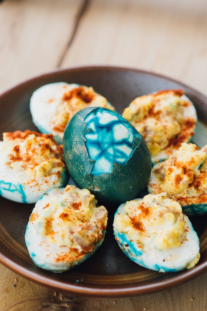 Dragon Deviled Eggs