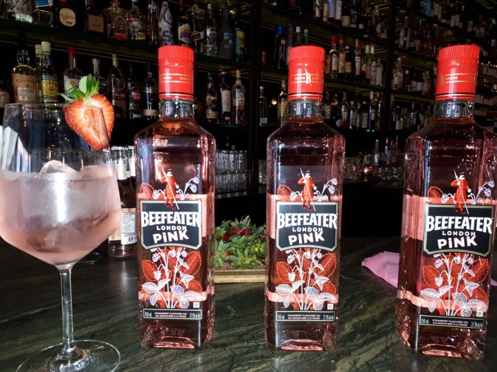Beefeater Pink Gin Bottles