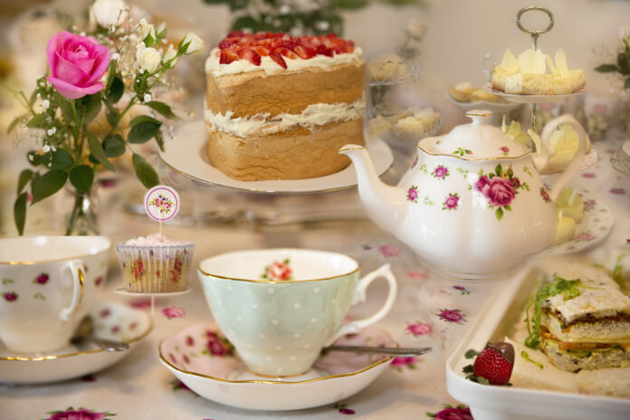 Set Up For High Tea tea-party