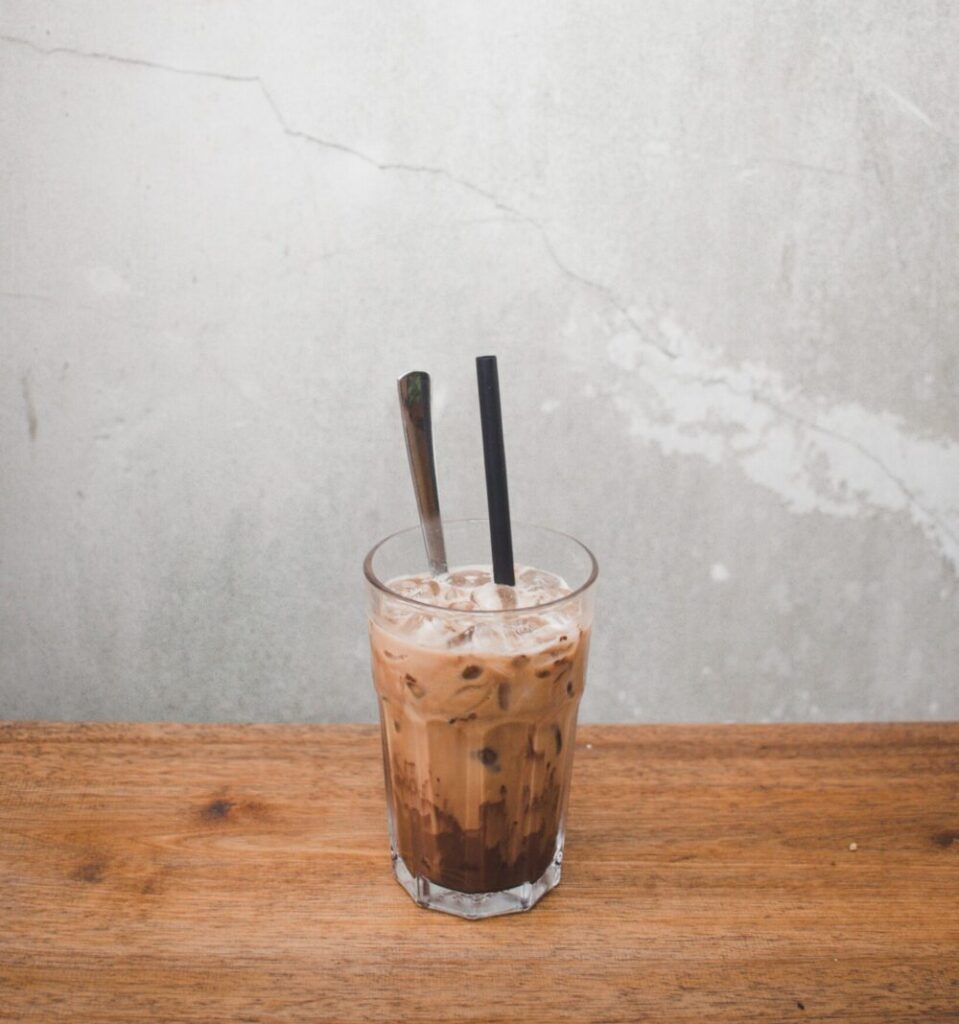 Iced Coffee with Simple Syrup
