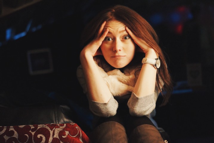 stressed out girl