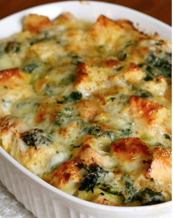 Spinach and Cheese Strata Screen Shot 2020 05 12 at 12.56.41 PM